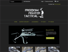 Tablet Screenshot of freedomfightertactical.com